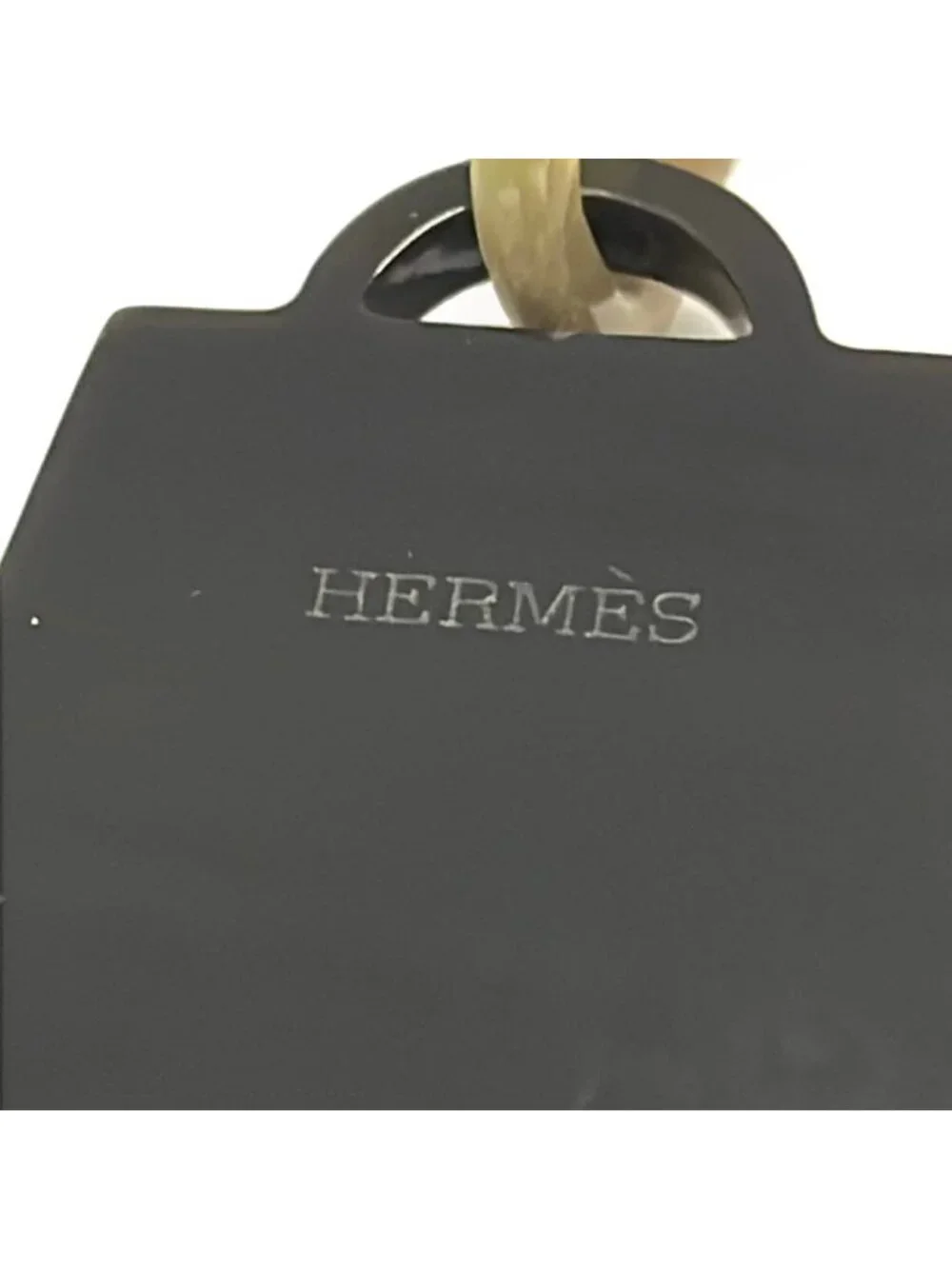 Hermes Necklace Amulet Kelly GM Gold Navy Black